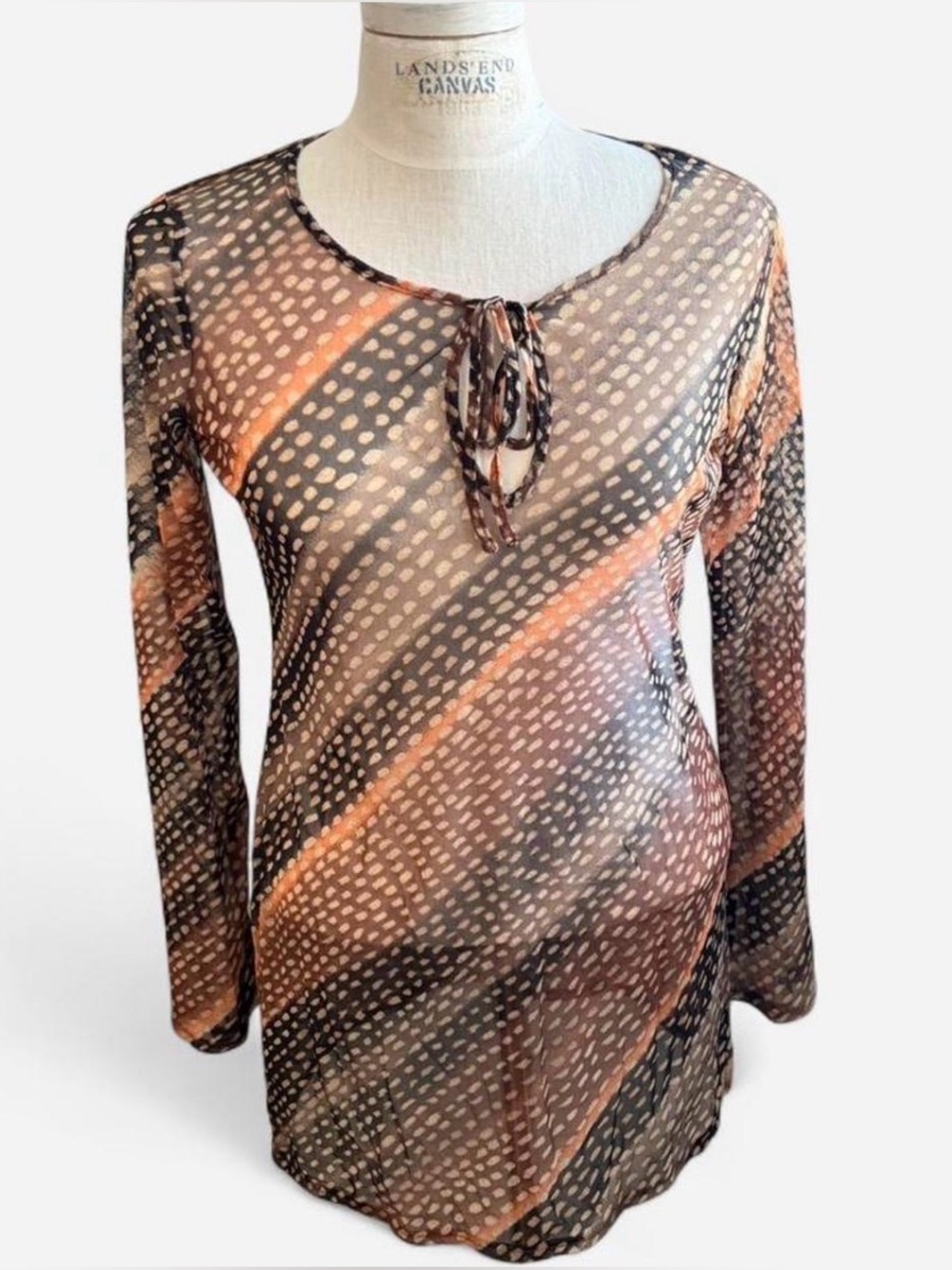 Vintage Boho Sheer Top
